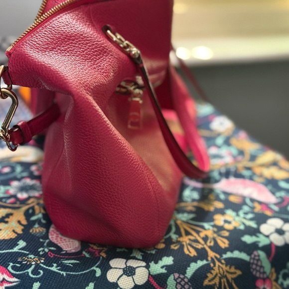 Coach Pink Leather Shoulder Bag - Picture 8 of 9